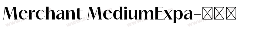 Merchant MediumExpa字体转换